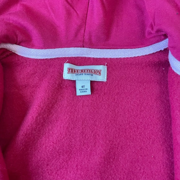 True Religion hoodie and pants girls size 4 - Picture 5 of 8